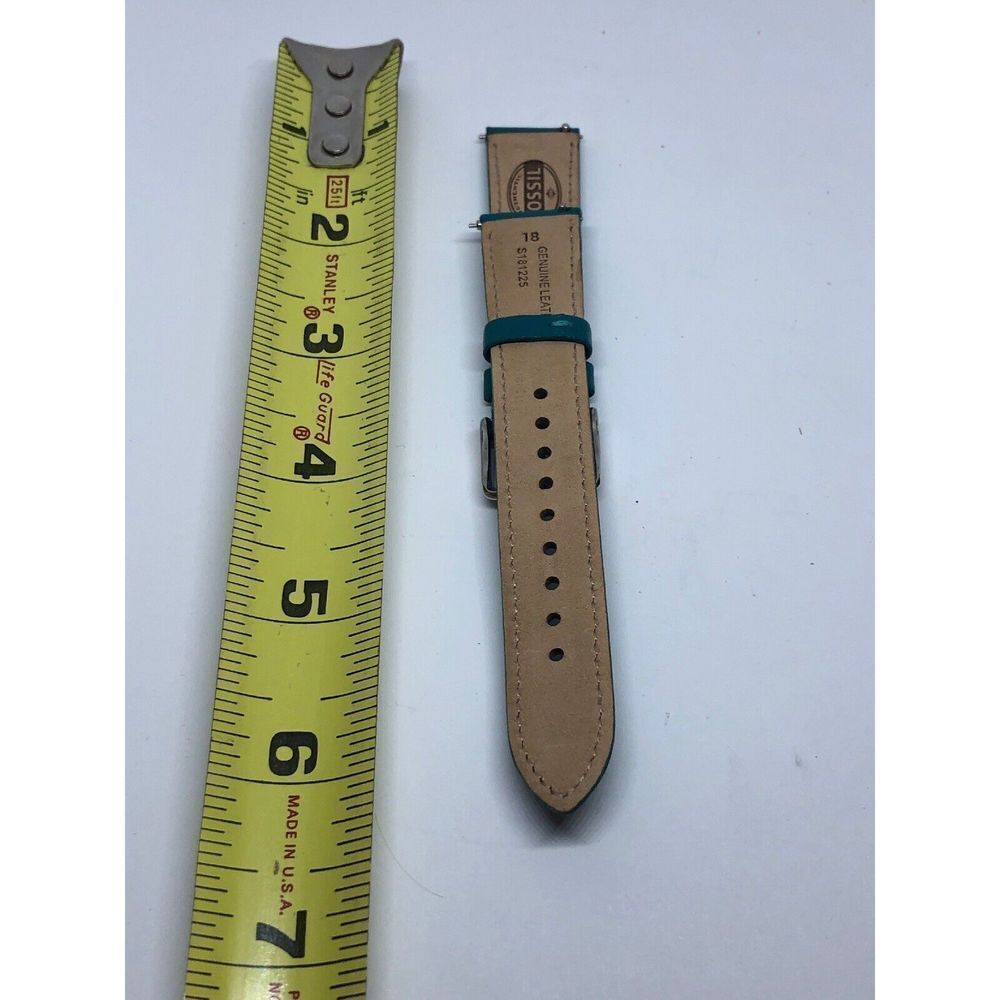 Authentic Fossil Genuine Leather Watch Part 2piece Full Band W/ Pins S18225 L397